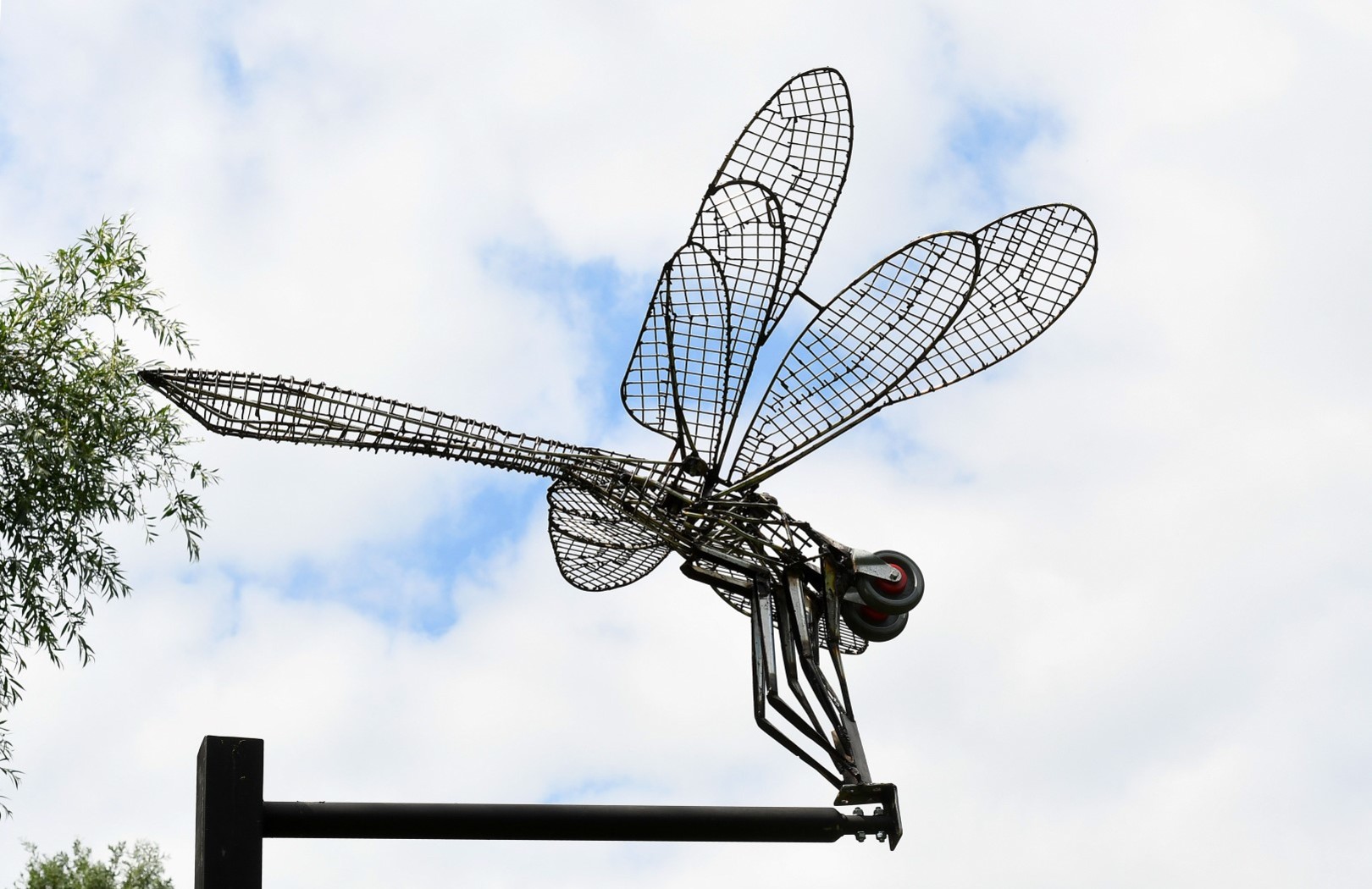 dragon fly sculpture
