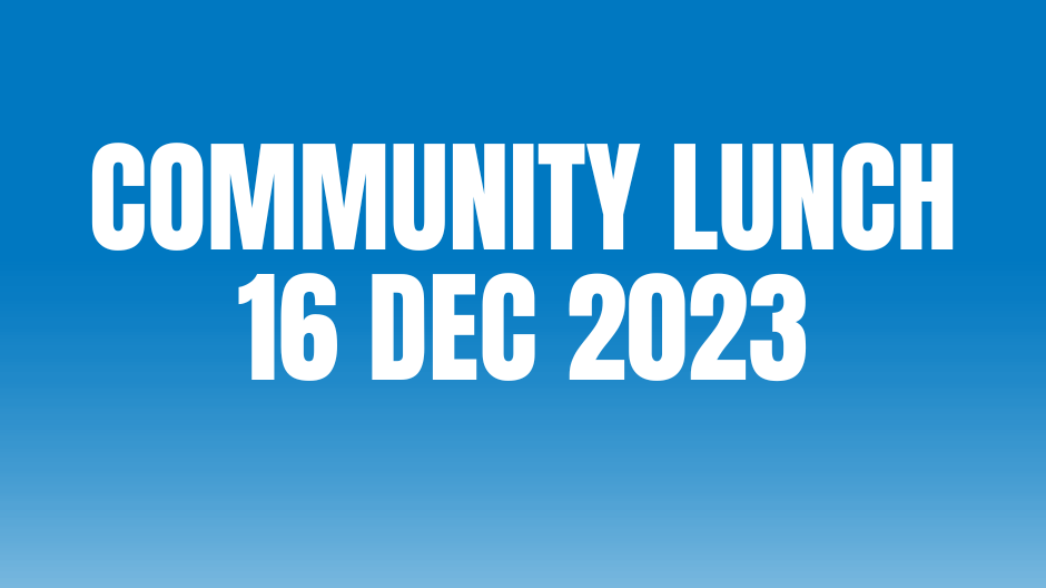 Community Lunch 16 December