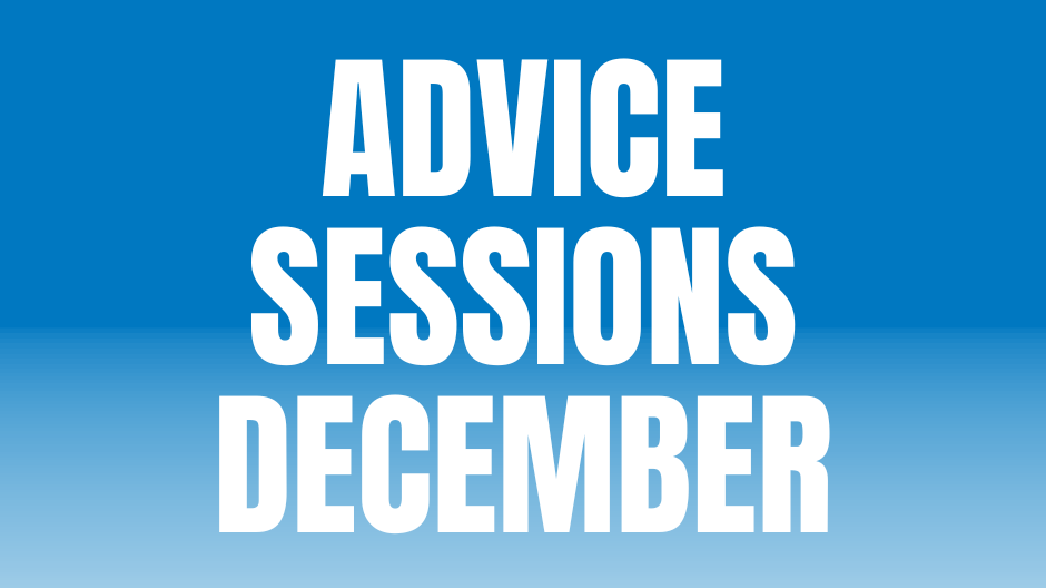 Advice Sessions December