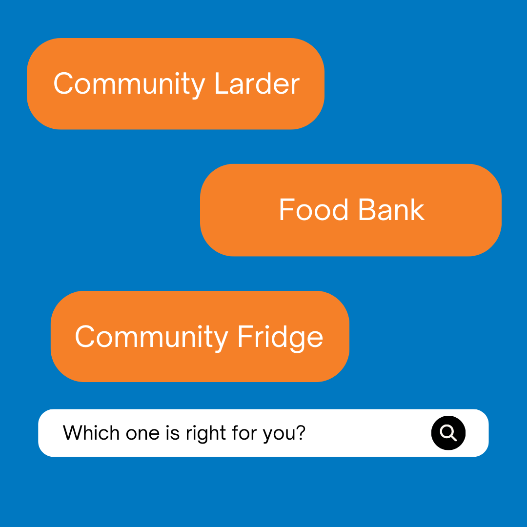 Food bank community Larder community fridge