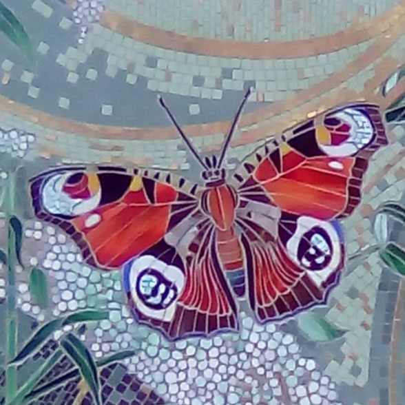 butterfly mosaic